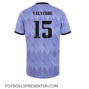 Real Madrid Federico Valverde #15 Borta Matchtröja 2022-23 Kortärmad